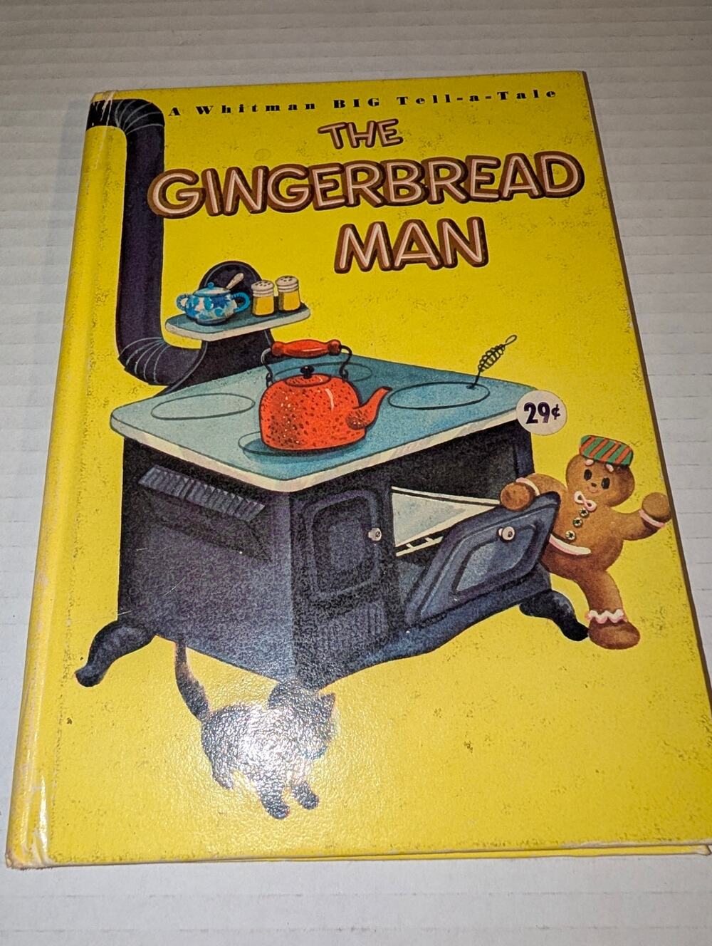 Vintage The Gingerbread Man A Whitman Big Tell-A- Tale Hardcover 1965